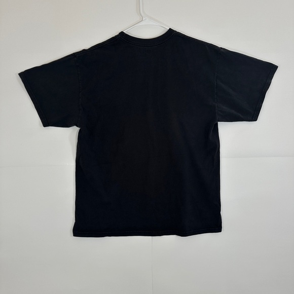 Aids Stick Drawing Protect Community DELAVEGA T-Shirt Adult Black Men Large Tee - Picture 6 of 8